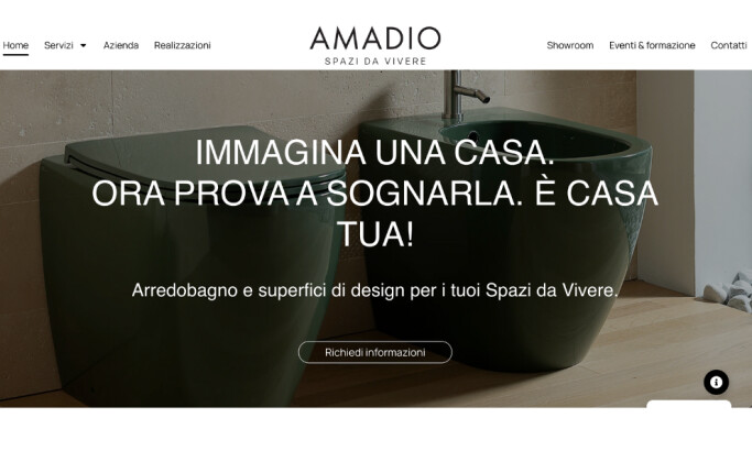 Amadio Website Design