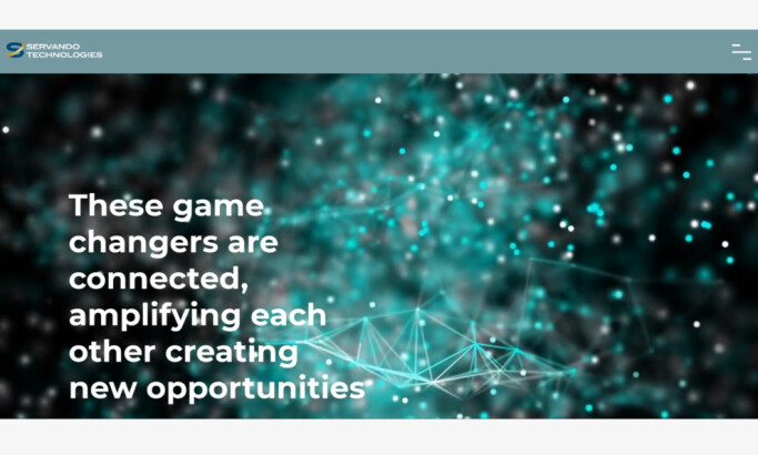 Servando Technologies website design by Epixi Studio.