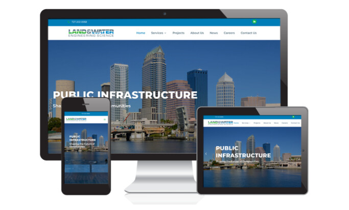 Land & Water Engineering Science website design by Dabiri Designs.