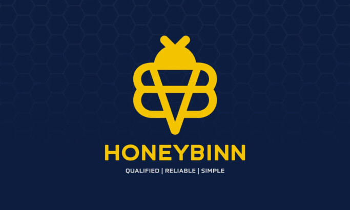 Honeybinn Crypto logo design by Wilson Design.