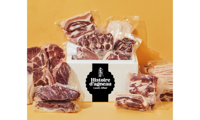 Histoire D'agneau packaging design by Esquad Studio.