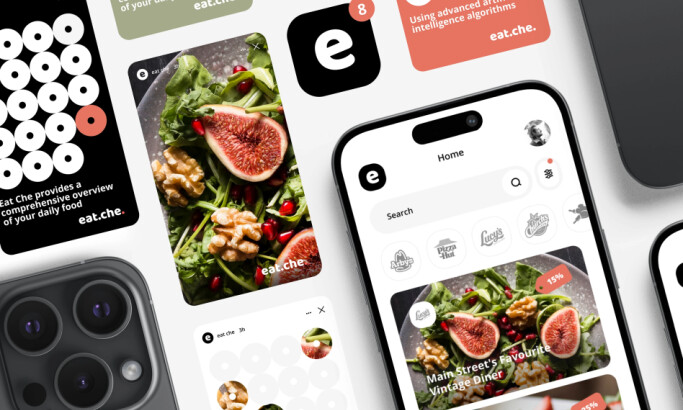 eat.che app design by Pocolo.