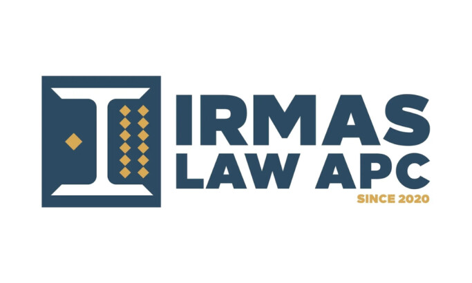 IRMAS LAW APC logo design by TM Creative, Inc.
