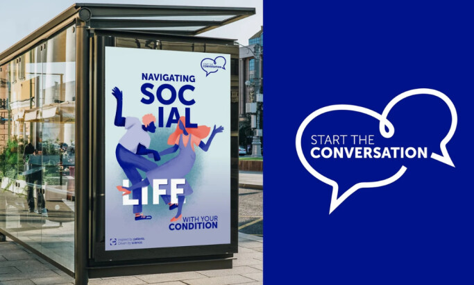 Start the Conversation billboard design by The Pixel Beyond.