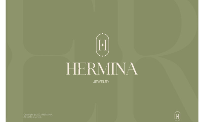 Hermina logo design by Dotline Creative Studios
