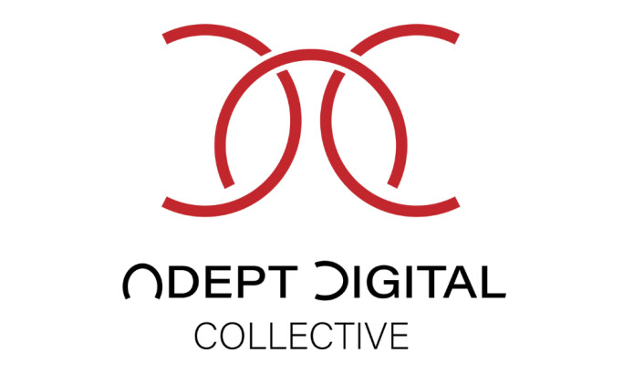 Adept Digital Collective logo design by Illustry.