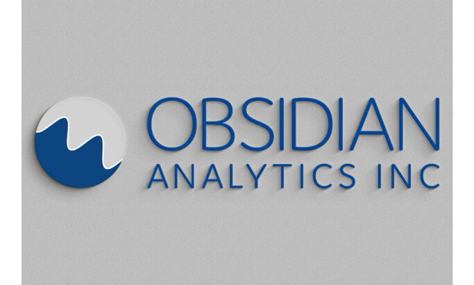 Obsidian Analytics Inc logo design by Shira Heimann