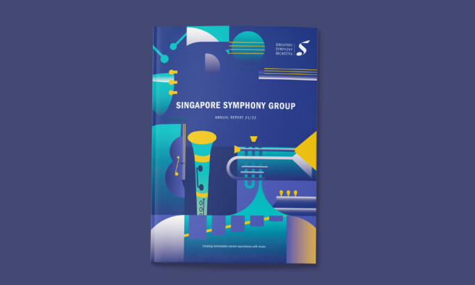 Singapore Symphony Group print design by Flava Design LLP.