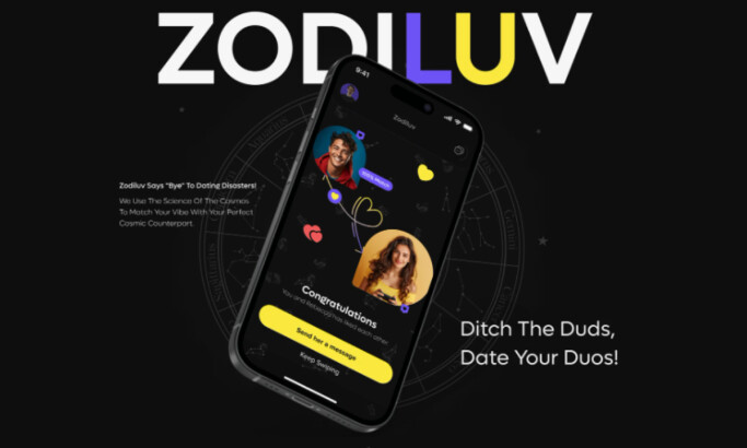 ZODILUV app design by Domingo Design.