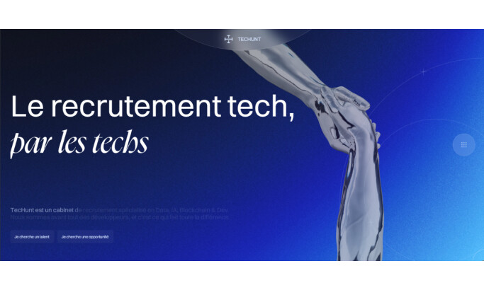 techunt website design by Metabole
