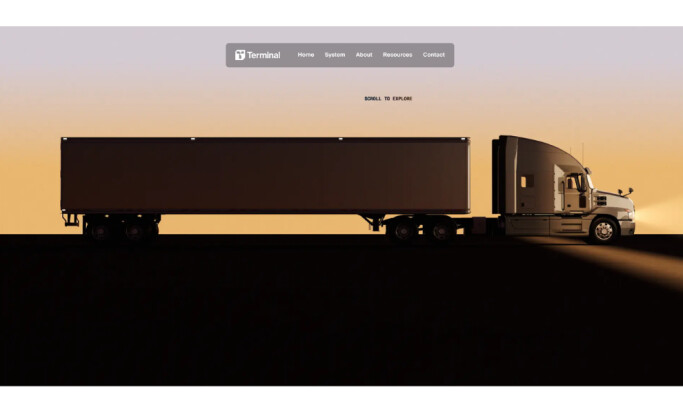 Terminal Industries website design by Propagande