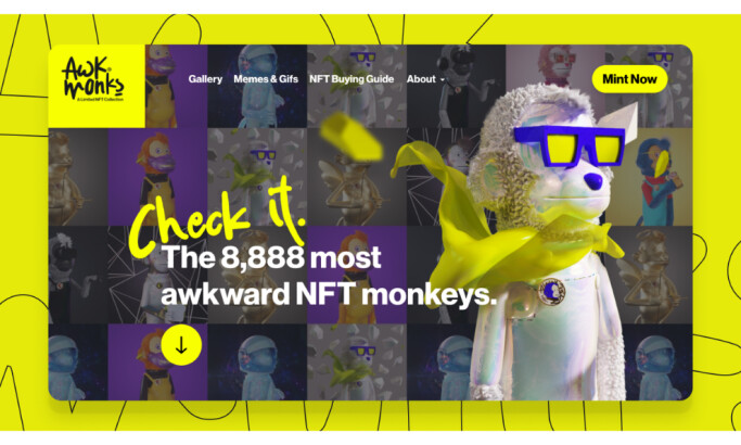 Awk Monks website design by GoingClear