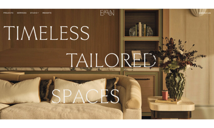 Elicyon website design by HNDRX Ltd