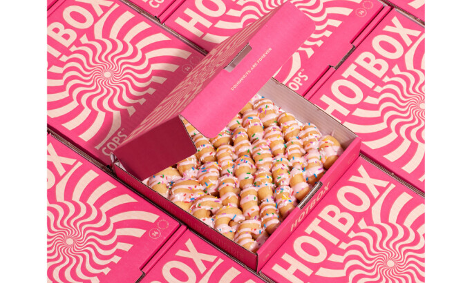 Cops Doughnuts packaging design by Daydream Studio