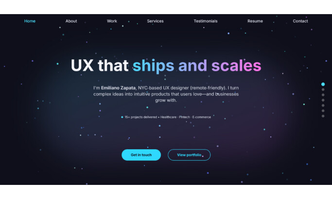 Emiliano Zapata Website Design