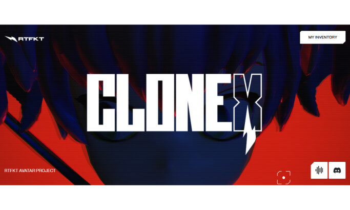 Clone X Corp website design by SMSY.