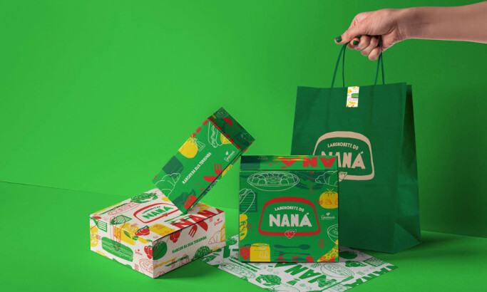 Lanchonete do Naná Packaging Design by Manoel Michael