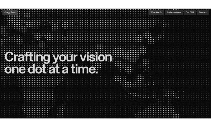 CREGG Paris Website Design by Matthias Deckx