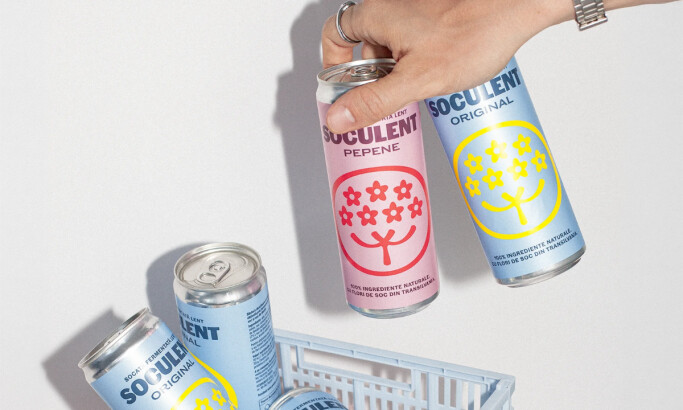 Soculent packaging design by Pomodoro Design Office.