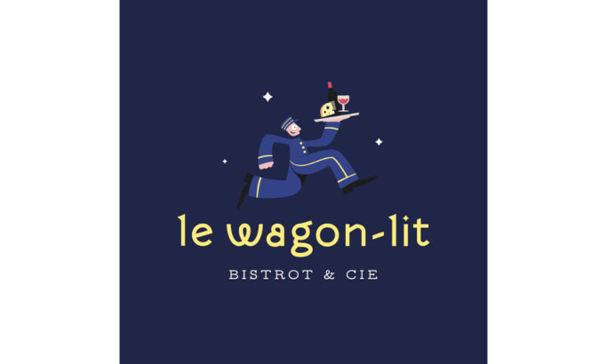 Le Wagon-Lit Logo Design by GLAD Studio