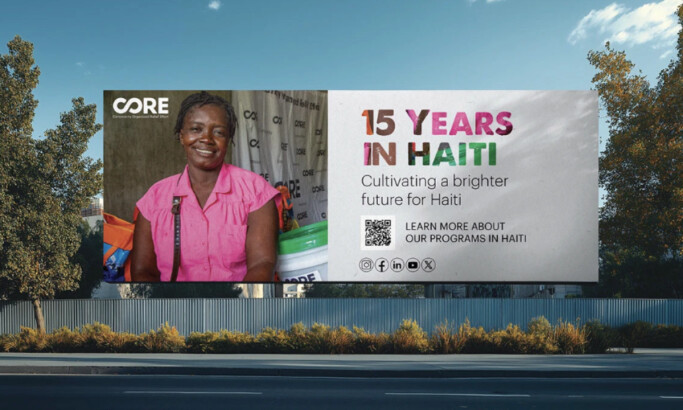 CORE Haiti print design by Rodrigo Gianello.