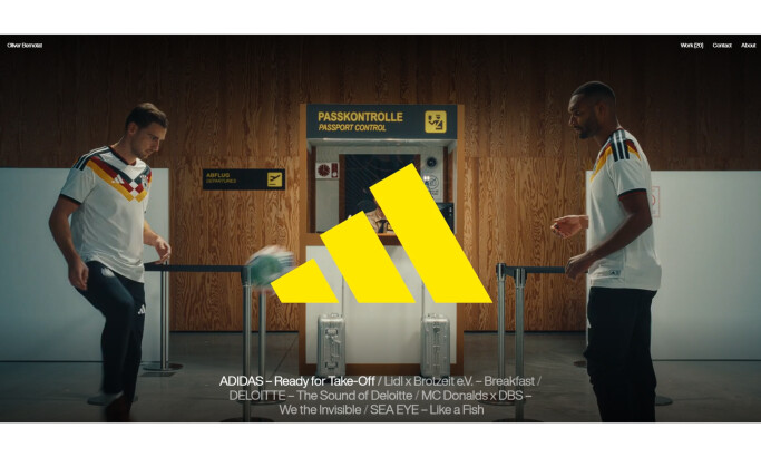 Oliver Bernotat Website Design by Maximilian Berndt