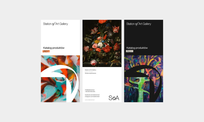 station of art print design