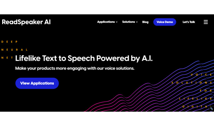 ReadSpeaker AI website design by GoingClear.