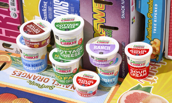 Cabot Creamery packaging design by Ian Kolstad.