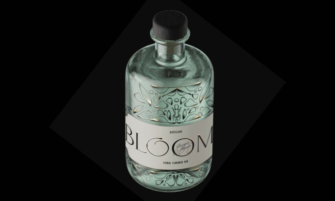BLOOME distillery Packaging Design by Charlotte Slegers