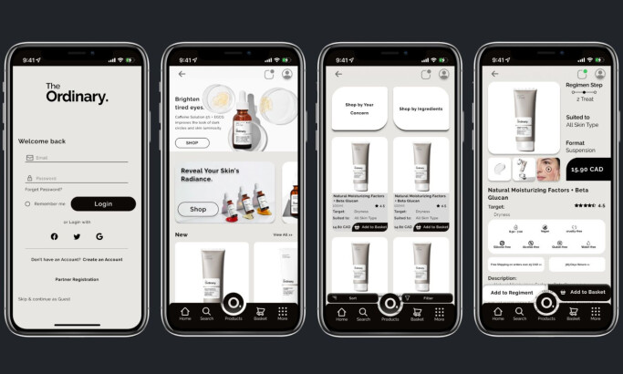 The Ordinary App Design by Maniraj G. Parthasarathy