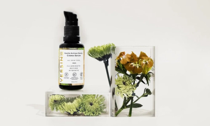 Versine Skincare packaging design by Sarah Rose Andrew.