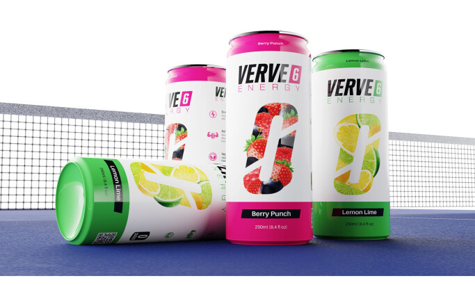 Verve 6 Energy Packaging Design by Joshwa Henderson