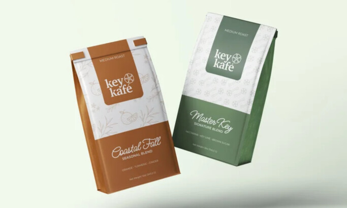 Key Kafé packaging design by Purposyn.