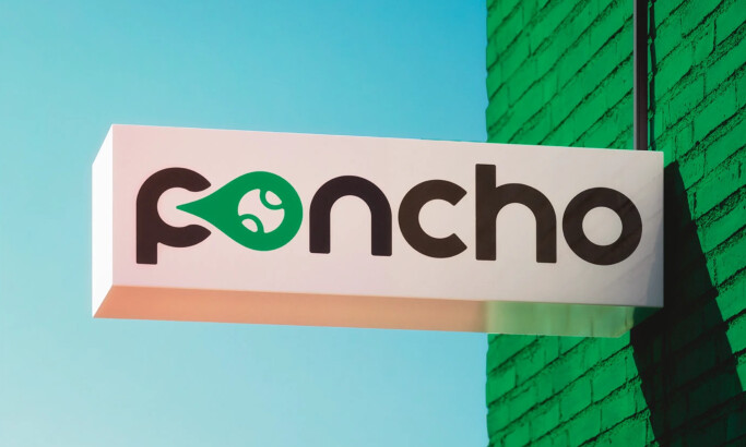 Poncho logo design by MENR Studios.