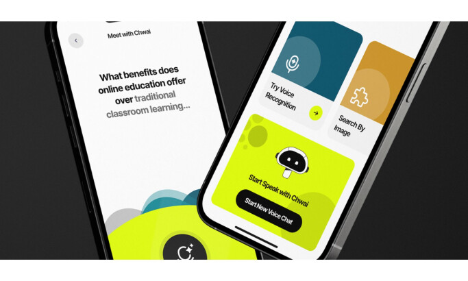 Chwai AI App Design by Welldux Inc