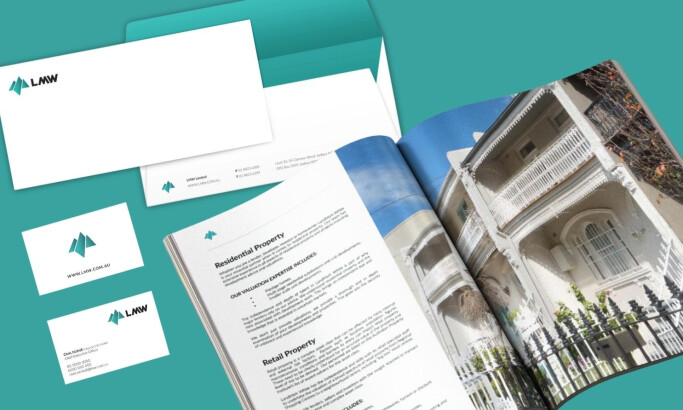 LandMark White print design by Hollie Robinson.