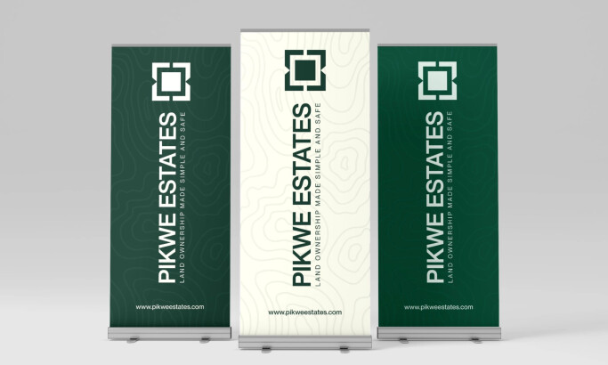 PIKWE ESTATES print design by Better Marque.