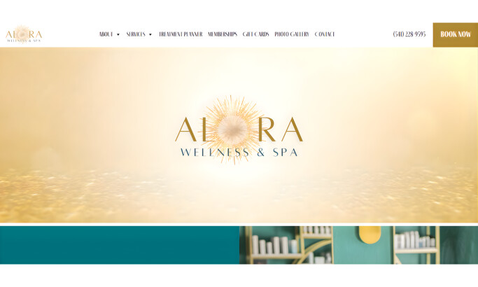 Alora Wellness & Spa Website Design by Sector45