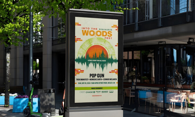 Into The Woods Creative Conference Poster Print Design by Francisco