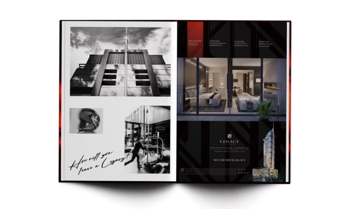 Legacy Hotel & Residences Print Design by UFO Suarez