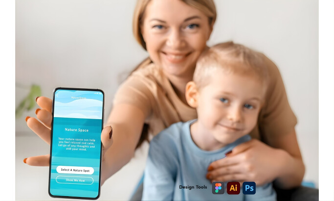 Nature Space App Design by Beth Jolin Creative