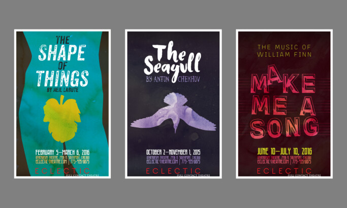 Eclectic Full Contact Theatre Poster Design