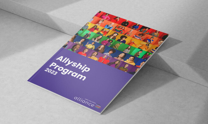 Alliance Sponsorship Program Print Design