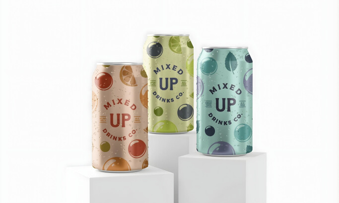Mixed Up Drinks Packaging Design by Rebecca Lacroix