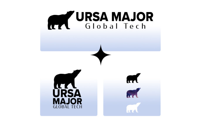 Ursa Major Global Tech logo design by RedTail Web Design.