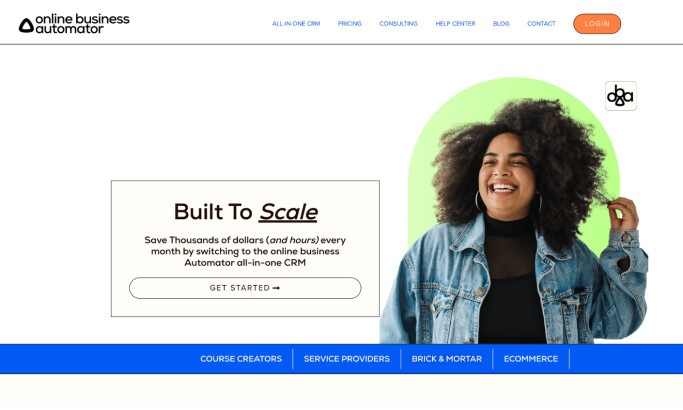 Online Business Automator Website Design by Sass & SEO Inc