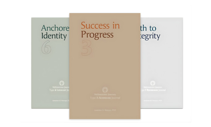 My Enneagram Journey Journal Series Book Cover Design