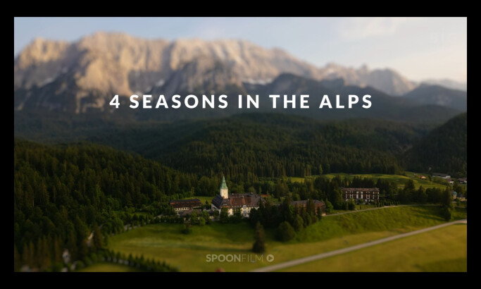 Miniature Mountain Magic: A Tilt-Shift Journey through Four Seasons in the Alps