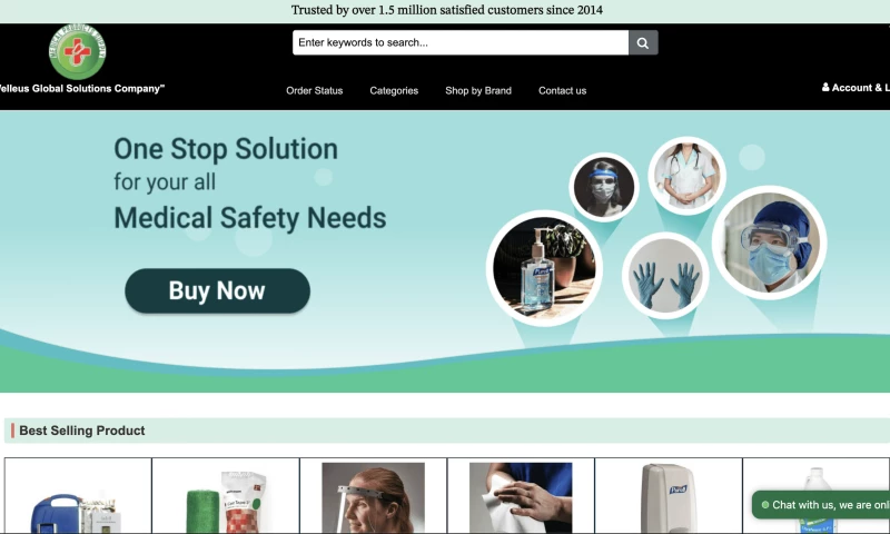 Sinelogix Technologies - Medical Products Supply eCommerce Website Development
